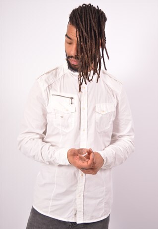 VINTAGE DIESEL SHIRT WHITE