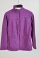 Vintage 00s fleece jumper in purple