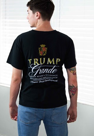 VINTAGE TRUMP T-SHIRT 90S M 6.9