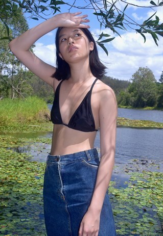 DENIM COWGIRL MINISKIRT