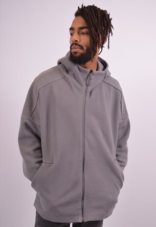 VINTAGE ADIDAS HOODIE SWEATER GREY