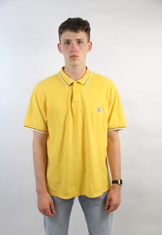 VINTAGE PIERRE CARDIN MUSTARD POLO SHIRT