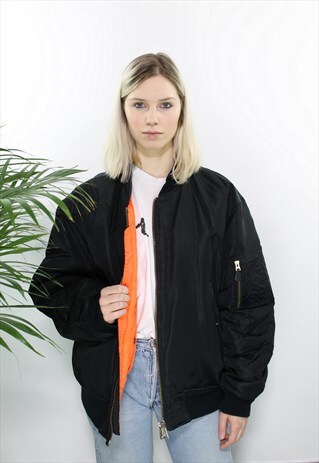 VINTAGE ALPHA INDUSTRIES MA1 BOMBER JACKET