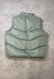 NIKE JORDAN GILET ZIP UP PUFFER VEST WITH EMBROIDERED LOGO