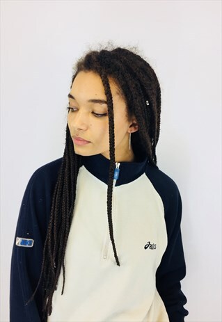 VINTAGE ASICS EMRBROIDERED SWEATSHIRT