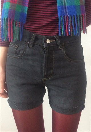 LEVI'S 501 DARK GREY DENIM SHORTS