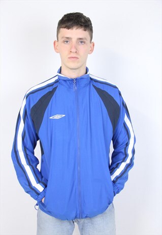 VINTAGE UMBRO SOFT ZIP-UP SPORTS JACKET