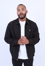 Men's Vintage polo Ralph Lauren black Harrington jacket 