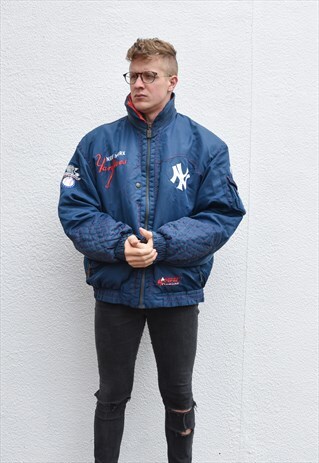VINTAGE NY YANKEES WINTER BASEBALL JACKET