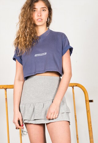 VINTAGE 80'S REEBOK CROP TOP /AVELINASREWORKS/ S0239