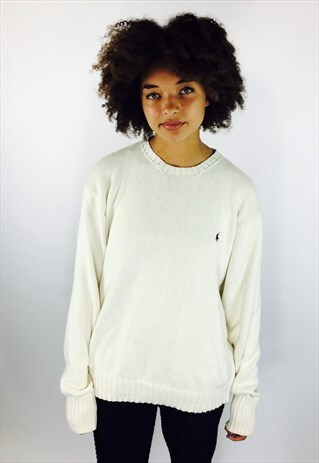 RALPH LAUREN COTTON KNIT JUMPER