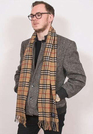 BURBERRY NOVA CHECK LAMBSWOOL SCARF