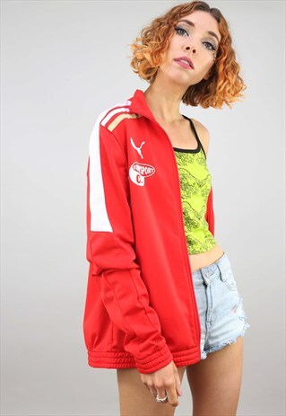 RETRO OVERSIZED PUMA TRACK TOP