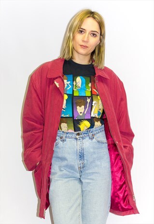 VINTAGE 90'S RED PARKA JACKET