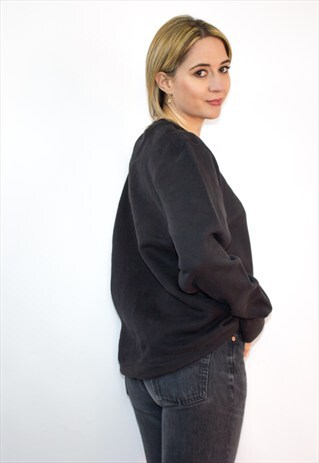 VINTAGE BLACK CASUAL SWEATSHIRT