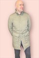 VINTAGE MEN COAT FOR WINTER WARM PUFFER JACKET {J310}