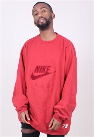 VINTAGE RED SWEATSHIRT NIKE