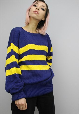 VINTAGE POLO RALPH LAUREN STRIPED JUMPER