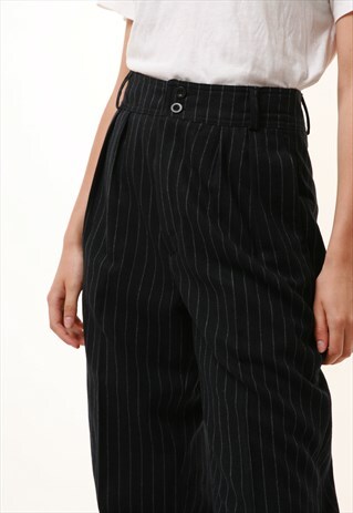 80S VINTAGE BENETTON WOOL HIGH WAISTED TROUSERS 1064