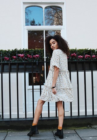 NICOLE FLORAL RUFFLE SMOCK- LIMITED EDITION