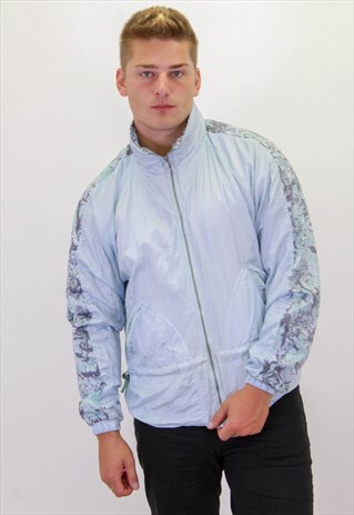 VINTAGE FESTIVAL PATTERN SHELL JACKET