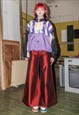 90'S VINTAGE ICONIC SHOULDER PADS TRACK JACKET IN PURPLE