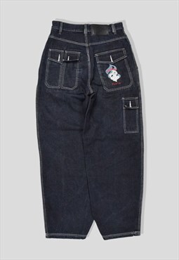 Vintage Rocawear Skate Hip-Hop Baggy Denim Jeans in Black