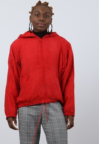 VINTAGE LARGE RED PADDED JACKET