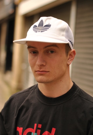 VINTAGE 80S ADIDAS TRUCKER CAP MADE IN JAPAN RARE