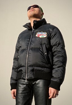 y2k Vintage DSQUARED black puff jacket