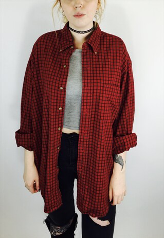 RED FLANNEL SHIRT