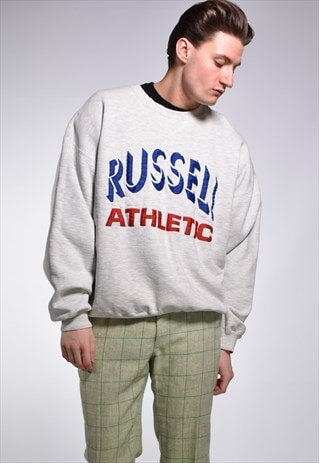 VINTAGE 1990S RUSSELL ATHLETIC EMBROIDERED SWEATSHIRT