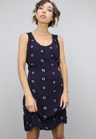 VINTAGE 90S PATTERNED SUMMER DRESS