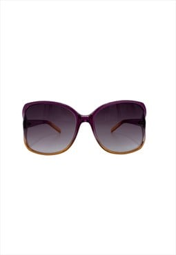 Vintage 2004 Oversized Purple & Orange Sunglasses