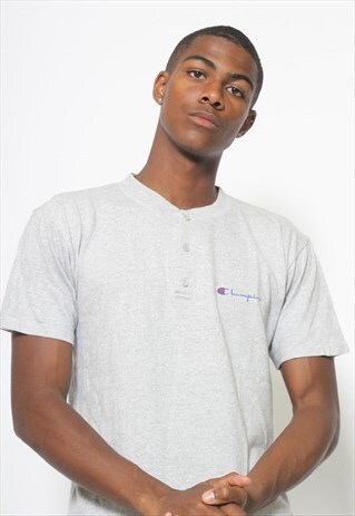 VINTAGE CHAMPION T-SHIRT GREY