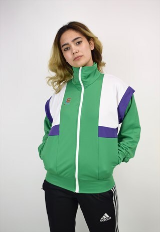 VINTAGE 90'S TRACK JACKET WITH REMOVABLE SLEEVES