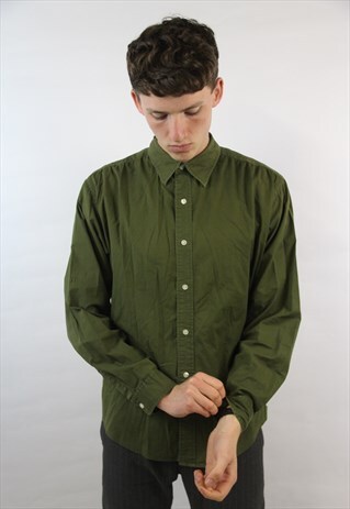 VINTAGE POLO RALPH LAUREN SOFT KHAKI SHIRT