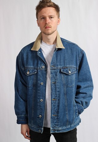 VINTAGE BLANKET LINED DENIM JACKET