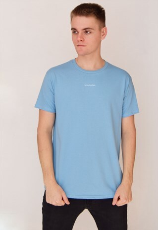 BLUE BROKE ARTIST (WHITE) T-SHIRT