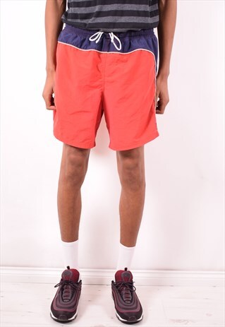 FILA MENS VINTAGE SHORTS XL RED 90S
