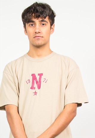 VINTAGE 90'S NIKE T-SHIRT BEIGE