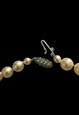 50'S/60'S CHAMPAGNE COLOURED VINTAGE CREAM PEARL NECKLACE