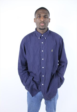 VINTAGE RALPH LAUREN NAVY SHIRT