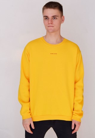YELLOW BROKE ARTIST (RED) SWEATSHIRT
