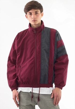 VINTAGE ADIDAS ORIGINALS TRACKSUIT 90S RED GREY
