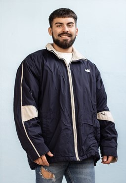 Vintage Puma Sport Jacket in Blue XL