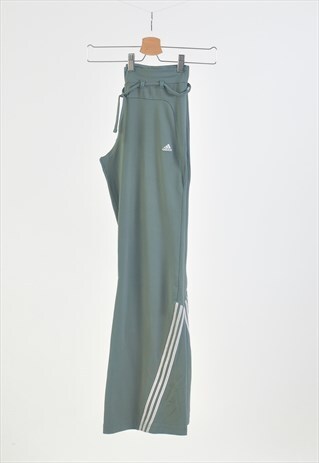 VINTAGE 90S ADIDAS JOGGERS IN GREEN