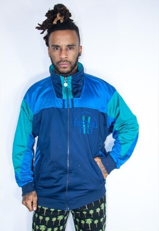 ADIDAS VINTAGE RARE JACKET BLUE