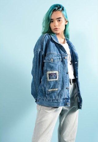 VINTAGE OVERSIZED DENIM JACKET