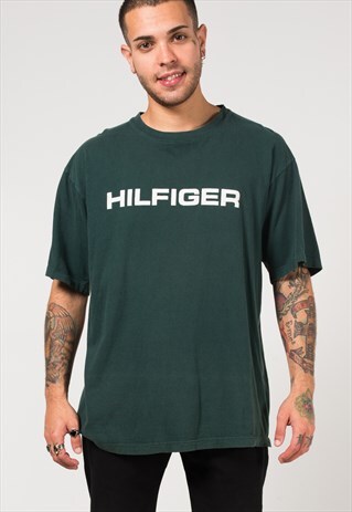 VINTAGE 80'S TOMMY HILFIGER SPORT T-SHIRT / S0385